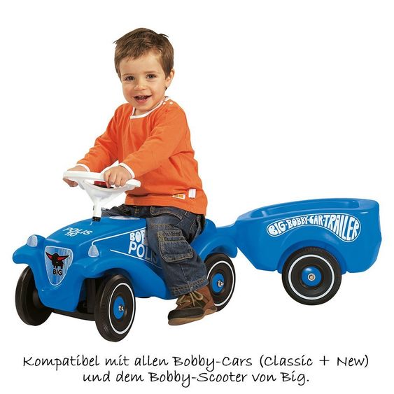 BIG Rimorchio per auto Bobby - Blu