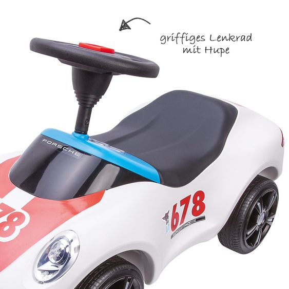 BIG Bobby Car Baby Porsche Premium - Weiß