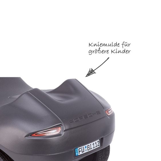 BIG Bobby Car Baby Porsche - Silber Metallic