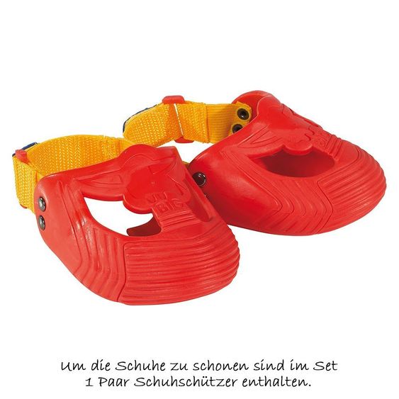 BIG Bobby Car Classic Set inkl. Flüsterräder + Schuhschoner - Rot