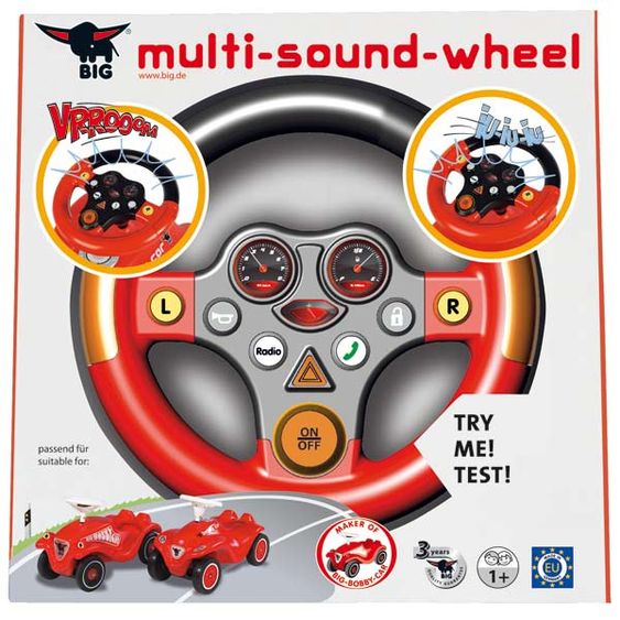 BIG Bobby Car Lenkrad Multi-Sound-Wheel