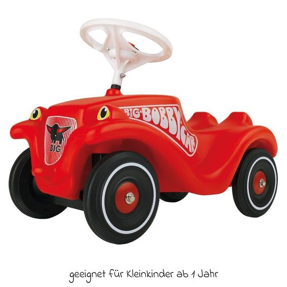 BIG Bobby Car-Set Classic inkl. 4 St. Flüsterräder - Rot