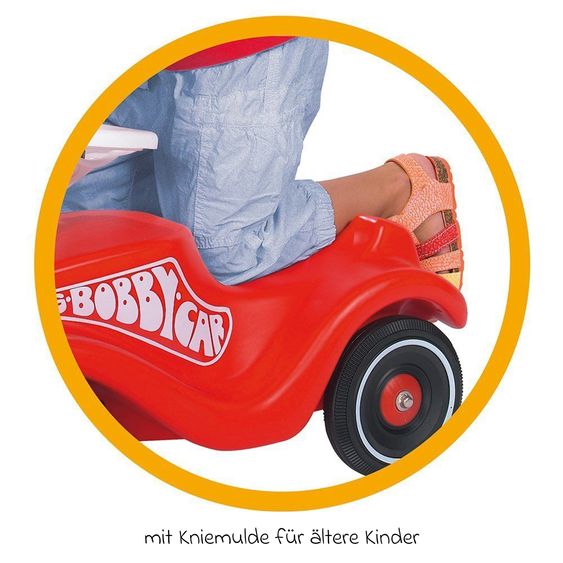 BIG Bobby Car-Set Classic inkl. 4 St. Flüsterräder - Rot