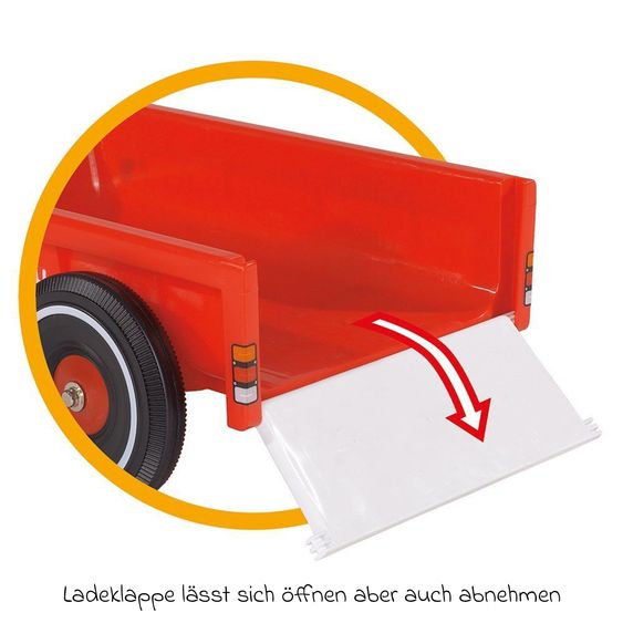 BIG Bobby Car-Set Classic inkl. Anhänger Bobby Caddy - Rot