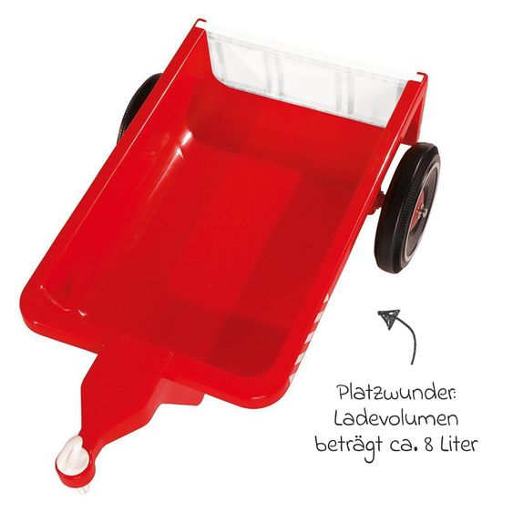 BIG Bobby Car-Set Classic inkl. Anhänger Bobby Caddy - Rot