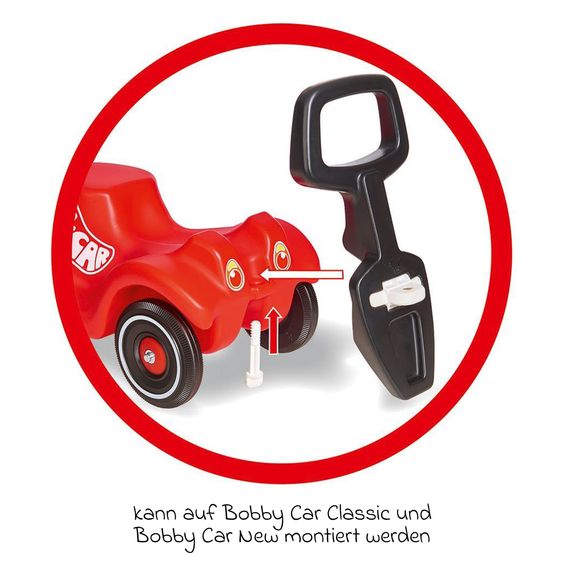 BIG Bobby Car Walker - 2in1 Rückenlehne und Lauflernhilfe