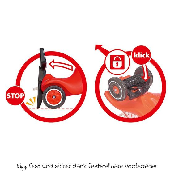 BIG Bobby Car Walker - 2in1 Rückenlehne und Lauflernhilfe