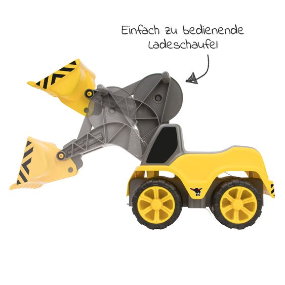 BIG Power Worker Maxi Radlader - Gelb