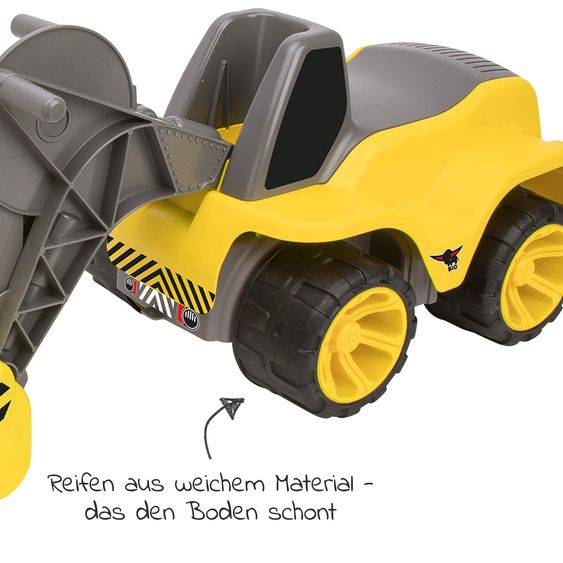 BIG Power Worker Maxi Radlader - Gelb