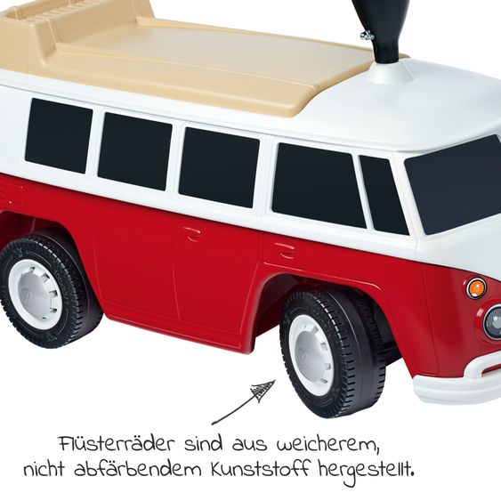 BIG Rutschauto Bobby Car Baby VW T1 - Rot