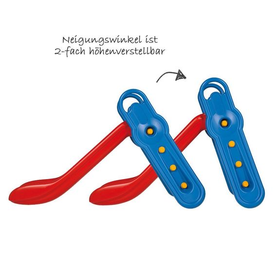 BIG Rutsche Fun Slide - Rot Blau