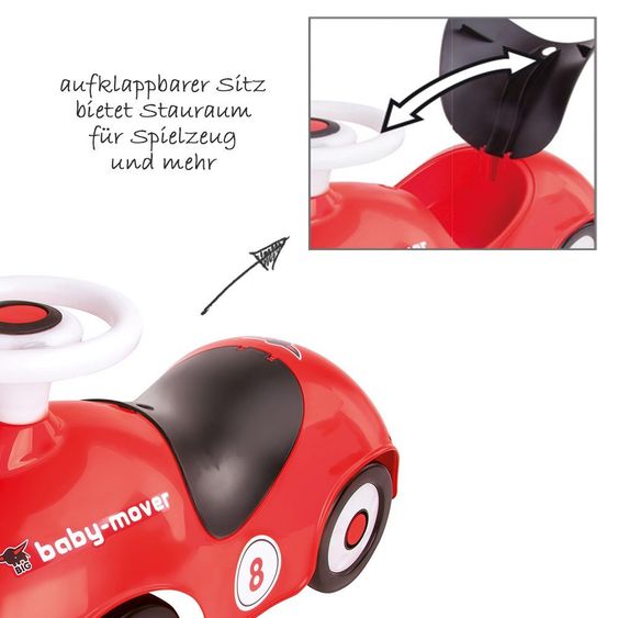 BIG Rutscher Baby-Mover - Rot