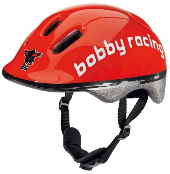 BIG Sturzhelm Bobby-Racing-Helmet - Rot