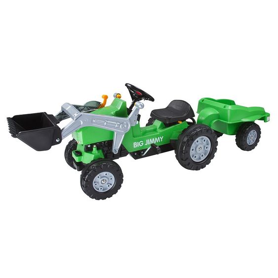 BIG Trettraktor Jimmy Loader mit Trailer