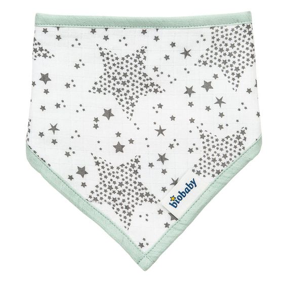 biobaby Dreieckstuch - 2er Pack - zum Wenden