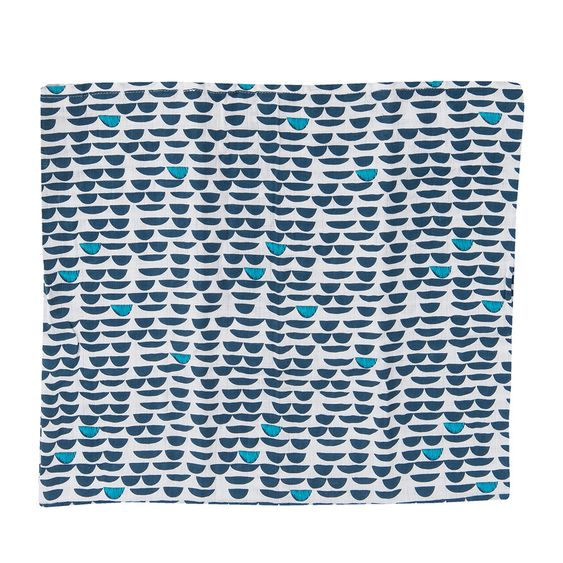 biobaby Mulltuch - 2er Pack 70 x 80 cm - Dunkelblau