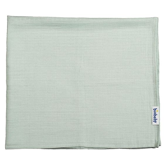 biobaby Mulltuch 2er Pack 70 x 80 cm - Sterne - Mint