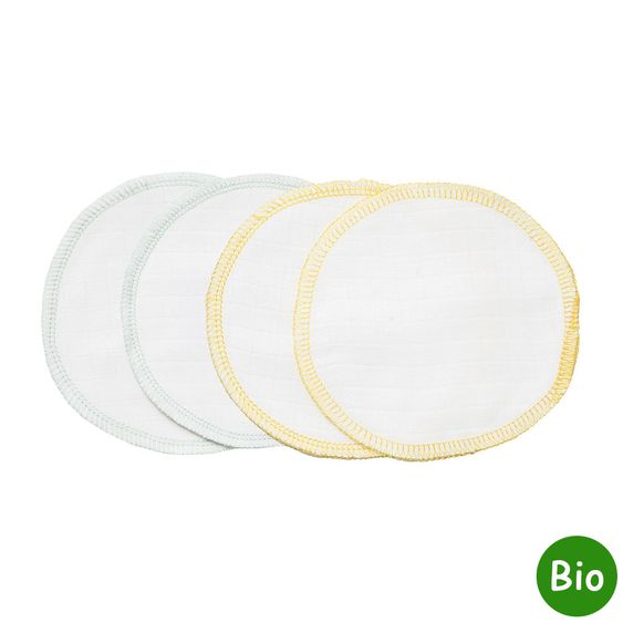 biobaby Stilleinlagen 4er Pack - Naturweiß