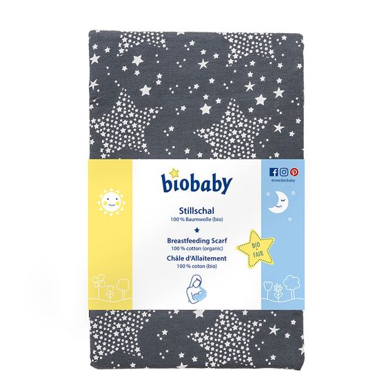 biobaby Stillschal - Sterne