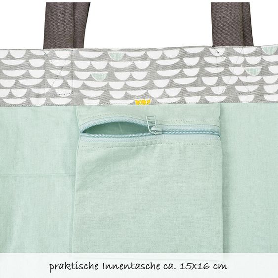 biobaby Tragetasche aus Bio-Baumwolle - Halbmonde