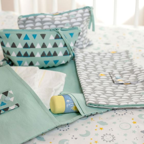 biobaby Windeltasche - Dreiecke