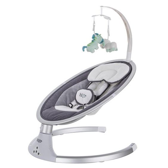 Blij'r Babyschaukel Derk Plus mit Sound-Modul - Grey