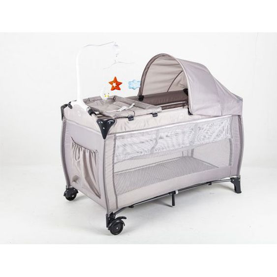 Blij'r Babywippe inkl. Mobile - Boris - White
