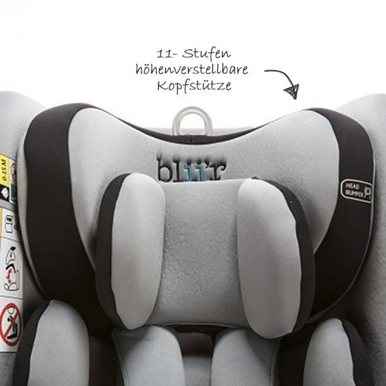 Blij'r Kindersitz I-Size - Marcus 360° - Grey
