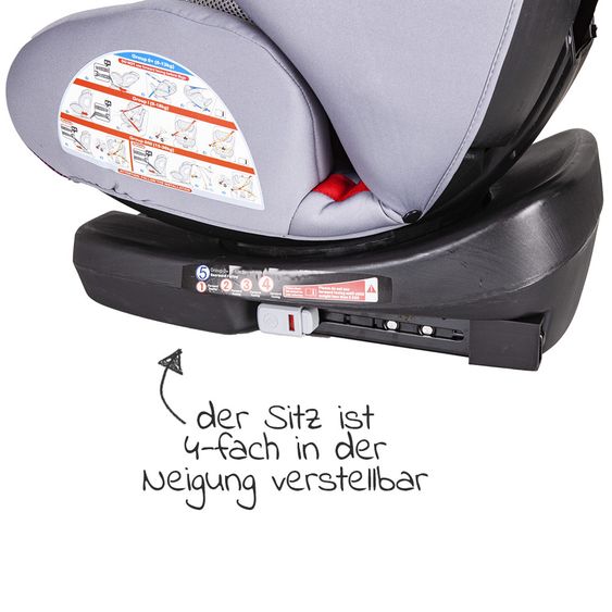 Blij'r Reboarder-Kindersitz Bas Plus 360° inkl. Isofix - Blue