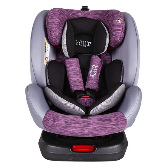 Blij'r Reboarder-Kindersitz Bas Plus 360° inkl. Isofix - Pink