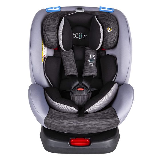 Blij'r Reboarder-Kindersitz Bas Plus 360° - Isofix - Grey Black