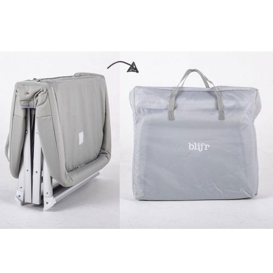 Blij'r Reise- & Beistellbett - Golfy - inkl. Schaukelfunktion - Beige