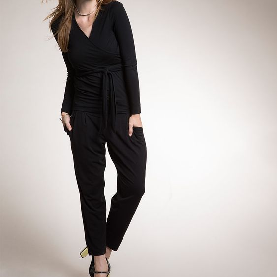 boob Hose Once On Never Off - Schwarz - Gr. S