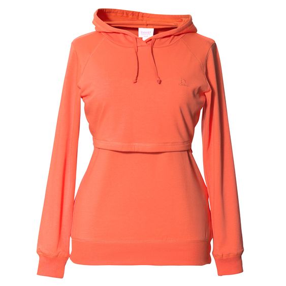 boob Felpa con cappuccio B.Warmer con funzione di allattamento - melone - taglia M