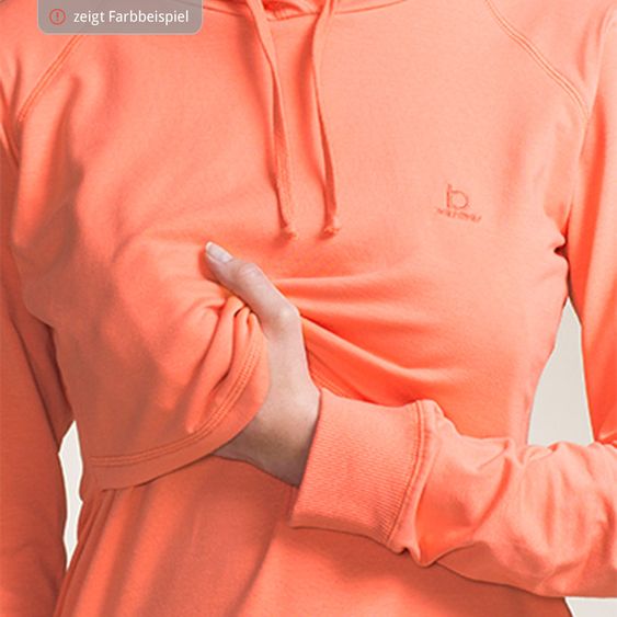 boob Kapuzen-Sweatshirt B.Warmer mit Stillfunktion - Türkis - Gr. S