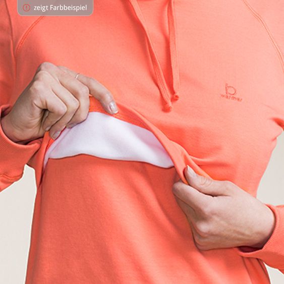 boob Kapuzen-Sweatshirt B.Warmer mit Stillfunktion - Türkis - Gr. S