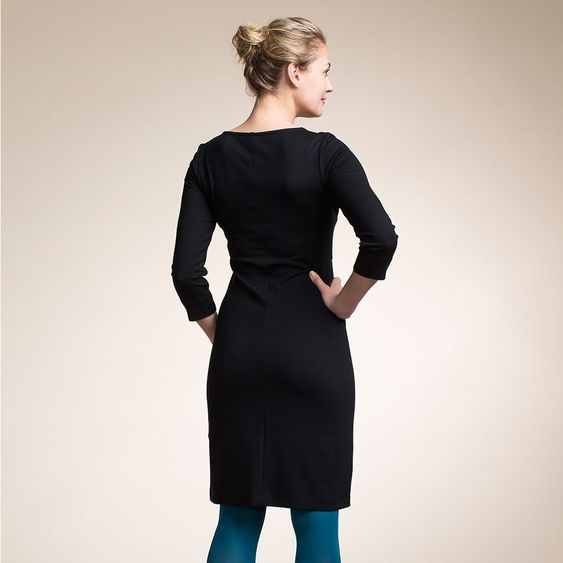boob Dress 3/4 sleeve Audrey - Black - Size L