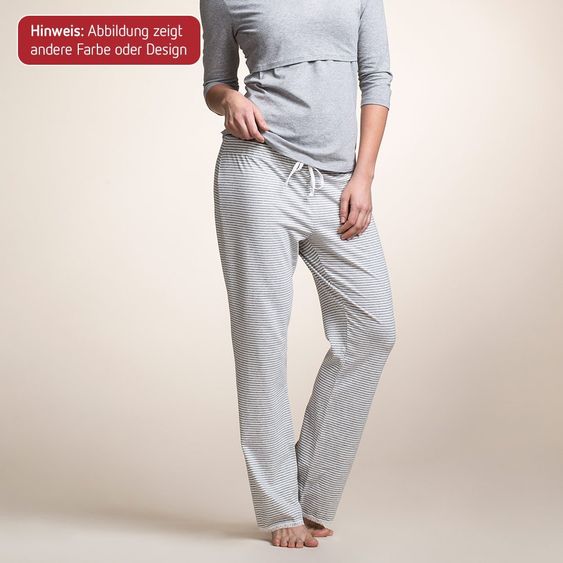 boob Loungehose Bio Baumwolle Ringel - Pink - Gr. L