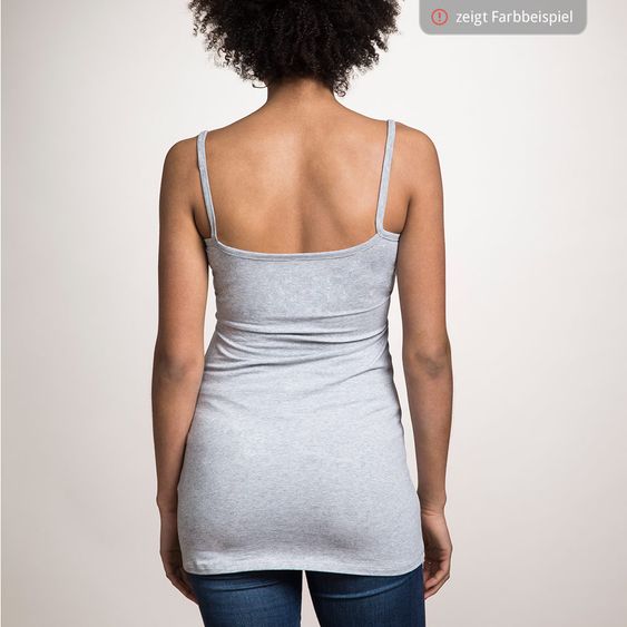 boob Top per gravidanza e allattamento in cotone organico - Bianco - Taglia S