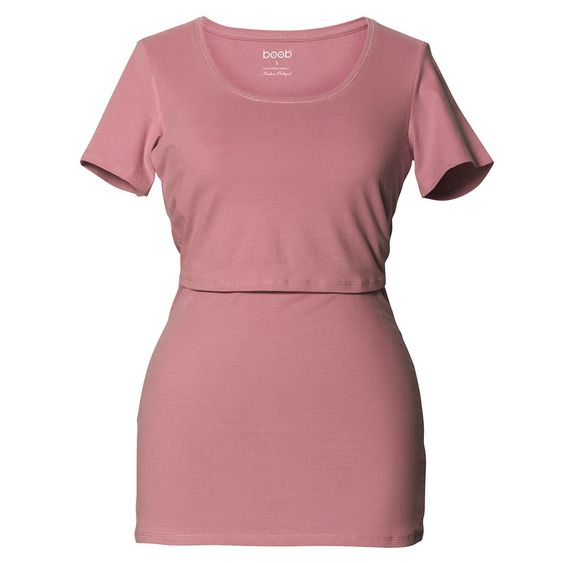 boob Camicia in cotone organico a maniche corte - rosa - taglia XL