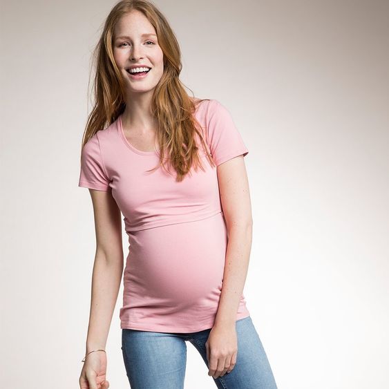 boob Camicia in cotone organico a maniche corte - rosa - taglia XL