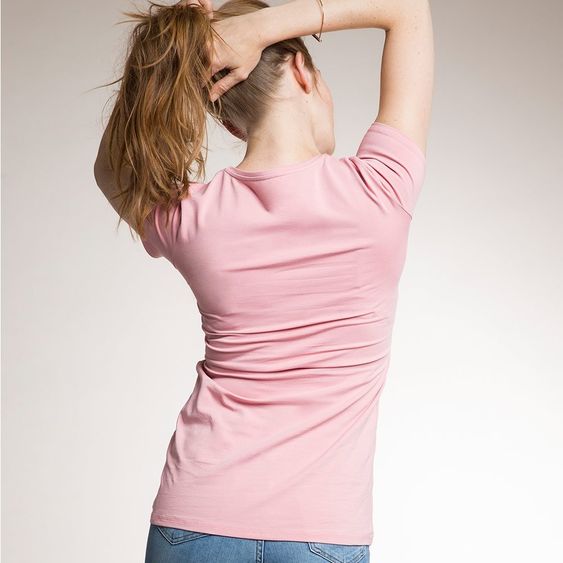 boob Camicia in cotone organico a maniche corte - rosa - taglia XL