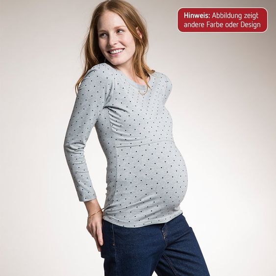 boob Camicia in cotone organico a manica lunga - Dots Black - Taglia M
