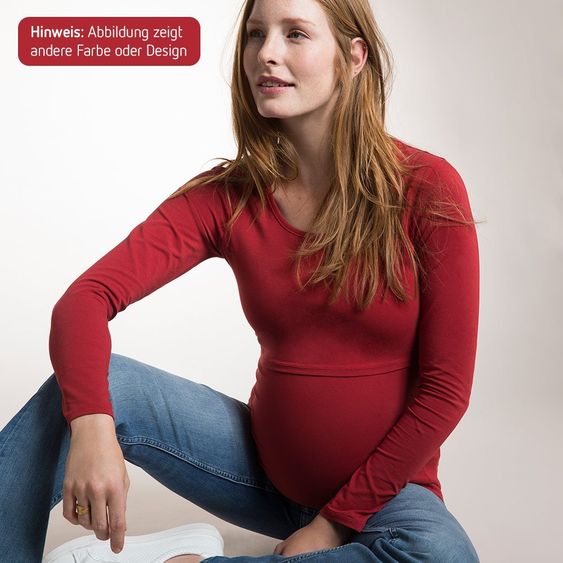 boob Camicia in cotone organico a maniche lunghe - Rosa - Taglia L