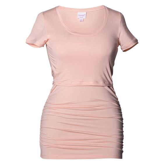 boob T-Shirt Gerafft mit Stillfunktion - Rosa - Gr. S