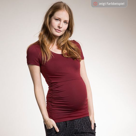 boob T-Shirt Gerafft mit Stillfunktion - Rosa - Gr. S