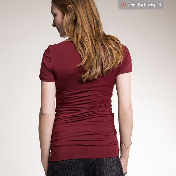 boob T-Shirt Gerafft mit Stillfunktion - Rosa - Gr. S