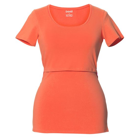 boob T-Shirt mit Stillfunktion Bio-Baumwolle - Melone - Gr. S