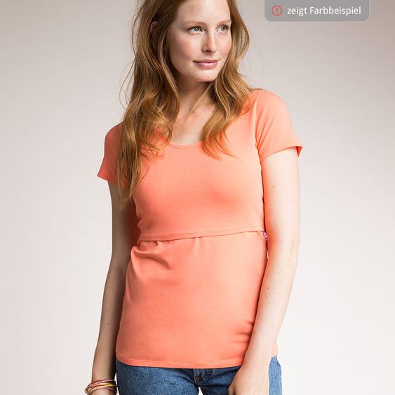boob T-Shirt mit Stillfunktion Bio-Baumwolle - Türkis - Gr. S