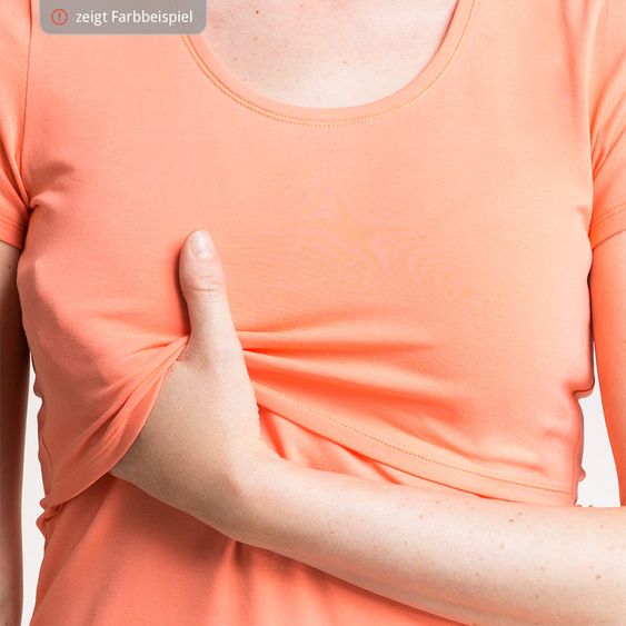 boob T-Shirt mit Stillfunktion Bio-Baumwolle - Türkis - Gr. S